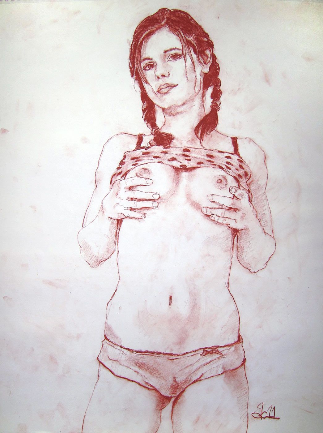 Artist draws naked girls movie
