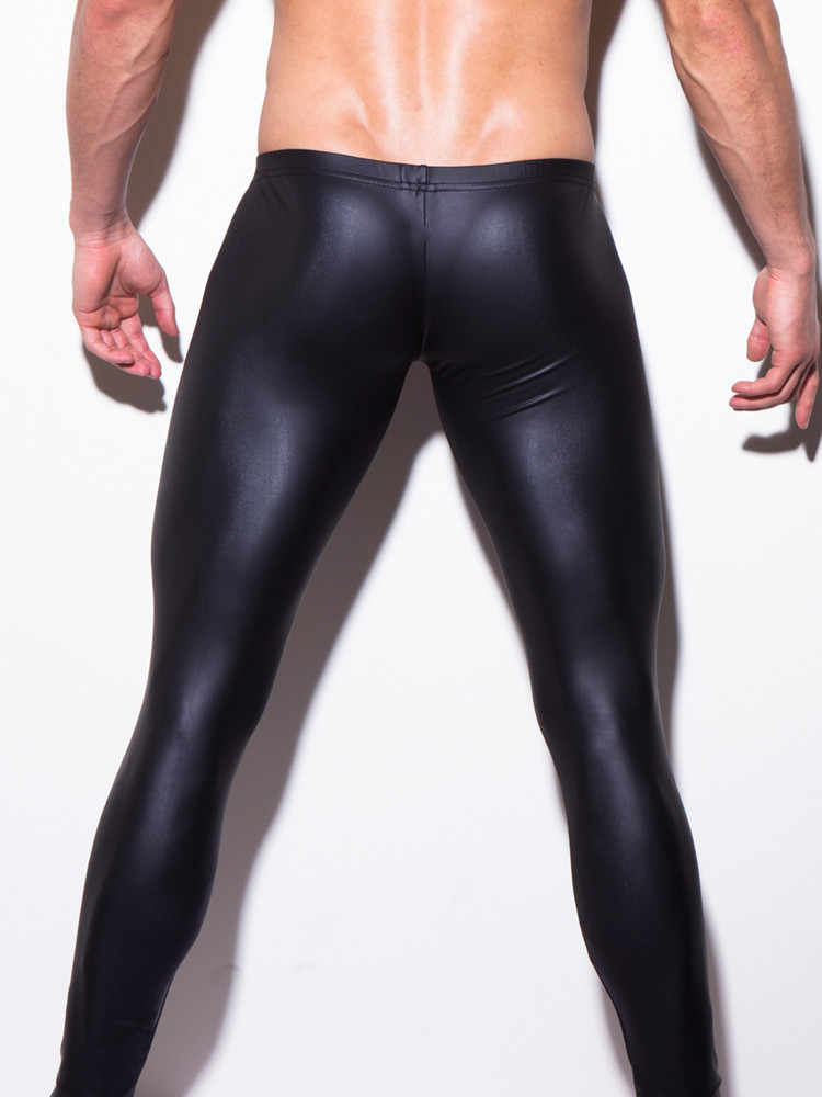 best of Shiny sexy tight leggings black