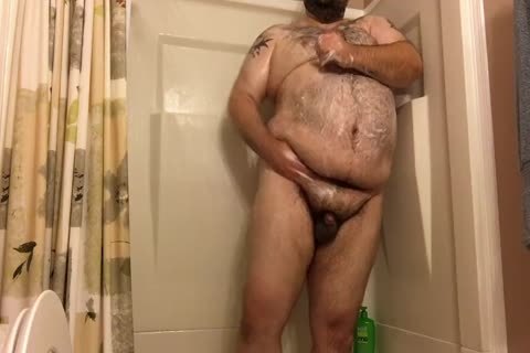 Horned teen wanking dildo shower