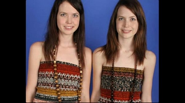 best of Identical pics lesbian twins
