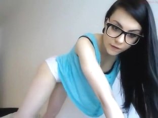 Teen nerd webcam glasses