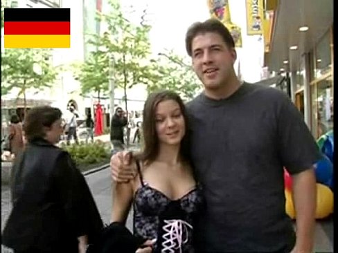 German girl gets fucked public