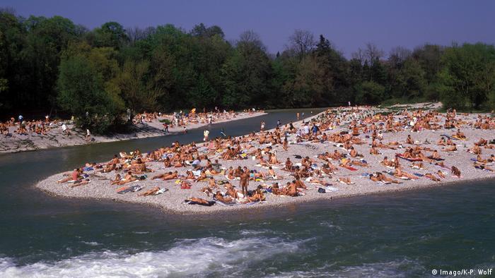 Public nudity beach