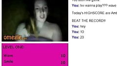 Omegle teen plays game