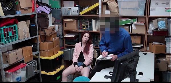 Shoplyfter teen strip searched creepy