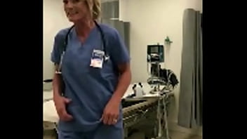 Hot nurse masturbating public hospital