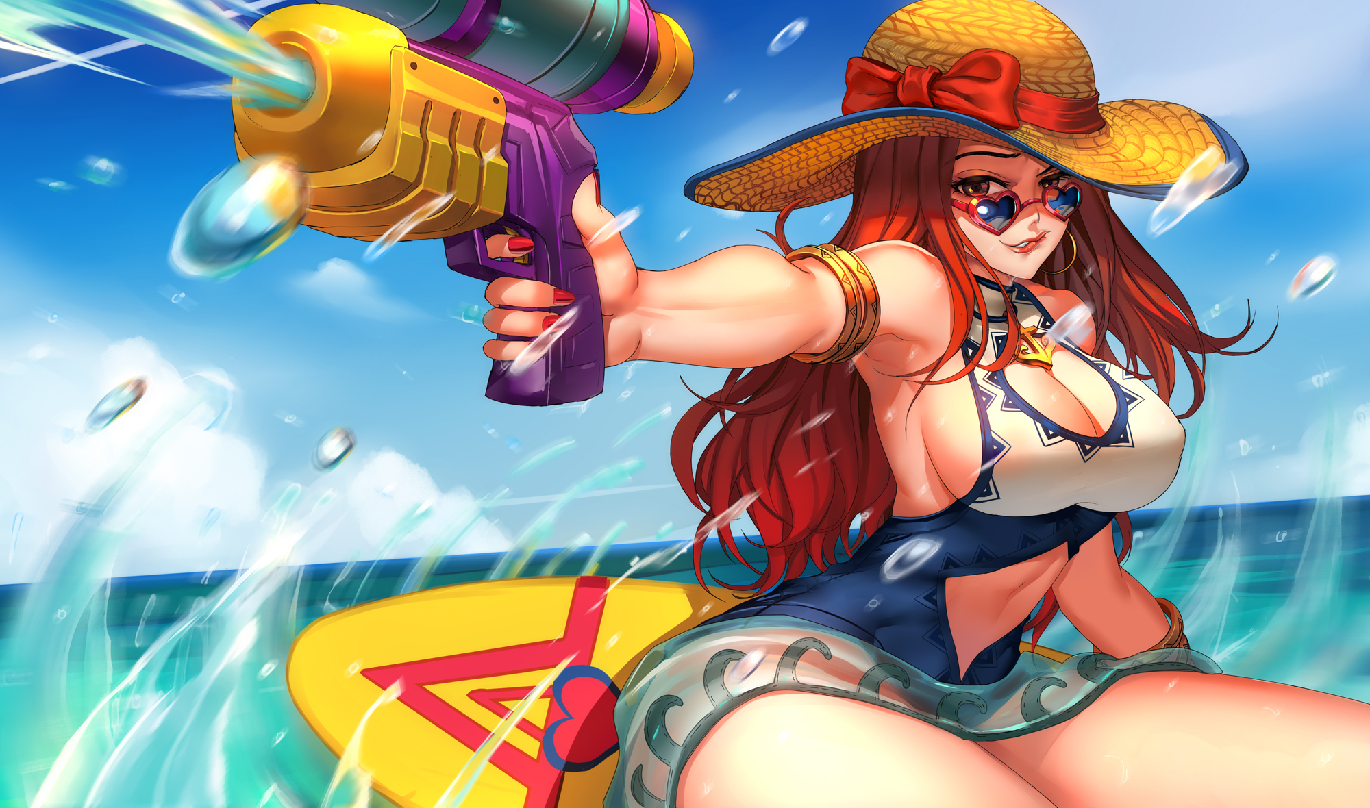Pool party miss fortune