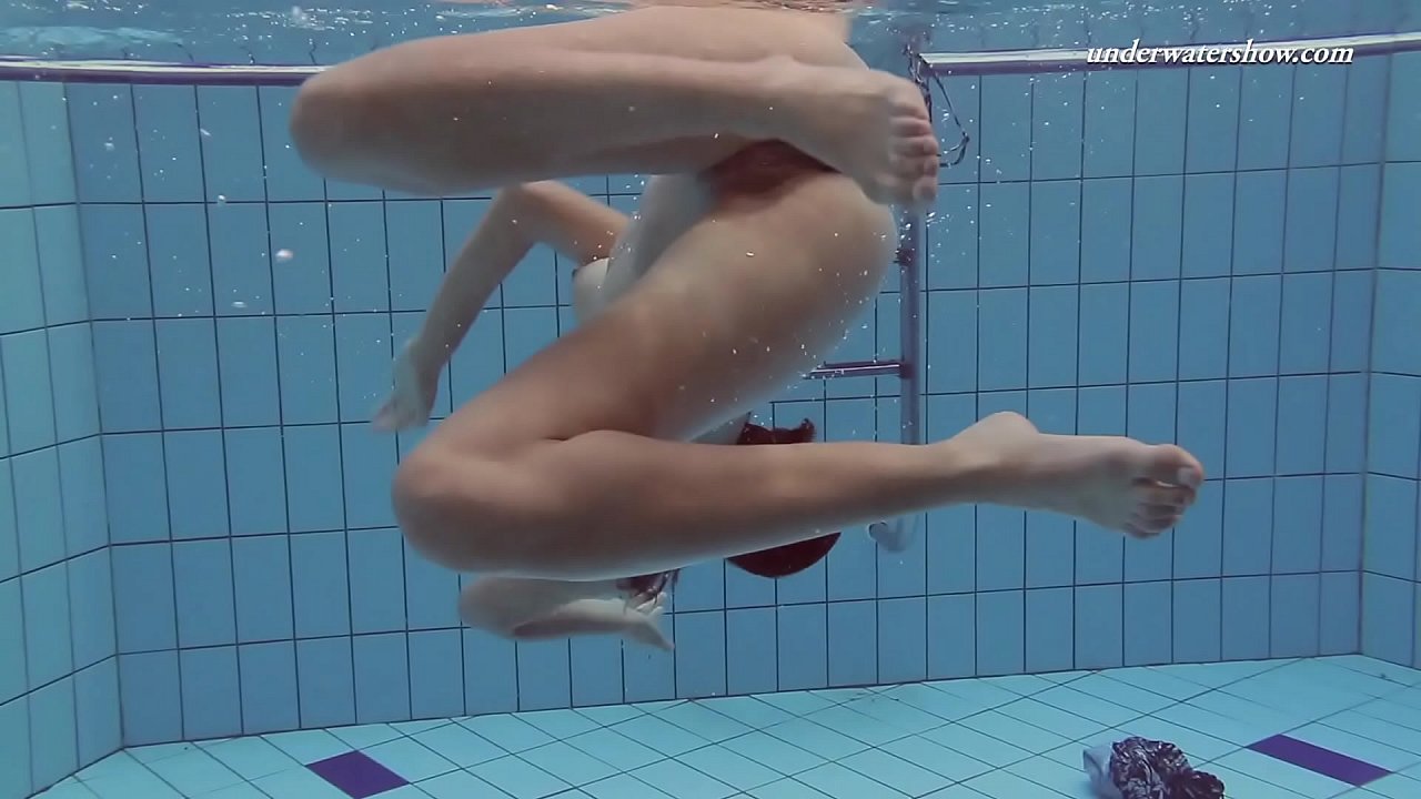 Underwater masturbation public pool ameena